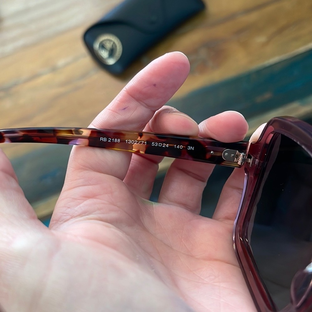 Ray Ban 53mm Gradient Square Sunglasses - Picture 5 of 6